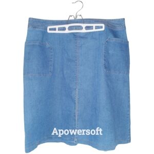 Denim Knee Skirt (0444)